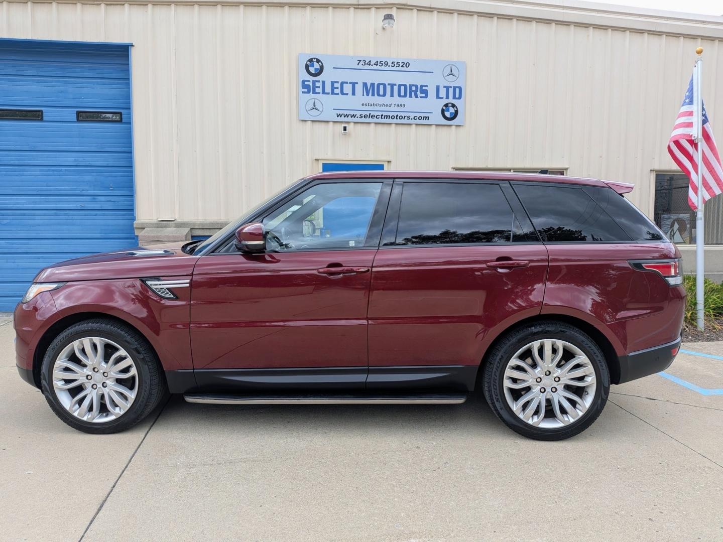 2016 Montalcino Red /Black Oxford Leather Land Rover Range Rover Sport HSE (SALWR2VF7GA) with an 3.0L V6 24V DOHC SUPERCHARGED engine, 8A transmission, located at 603 Amelia Street, Plymouth, MI, 48170, (734) 459-5520, 42.378841, -83.464546 - Vehicles shown by appointment - Please call ahead - 734-459-5520, text 734-658-4573 or contact us via our web site at: http://www.selectmotors.com for complete Inventory, Photos, Videos and FREE Carfax Reports. Link to original window sticker: https://monroneylabels.com/cars/16873621-2016-land-ro- Photo#2