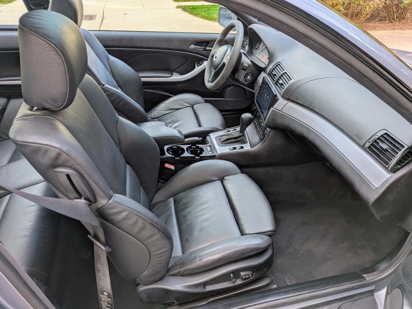 2005 Silver Grey Metallic /Black Leather BMW 3-Series 330Ci coupe (WBABD53405P) with an 3.0L L6 DOHC 24V engine, 5 so automatic Steptronic transmission, located at 603 Amelia Street, Plymouth, MI, 48170, (734) 459-5520, 42.378841, -83.464546 - Vehicles shown by appointment - Please call ahead - 734-459-5520, text 734-658-4573 or contact us via our web site at: http://www.selectmotors.com for complete Inventory, Photos, Videos and FREE Carfax Reports. 2005 BMW 330Ci Coupe – Rare ZHP Performance Package VIN: WBABD53405PL15854 | Sto- Photo#6