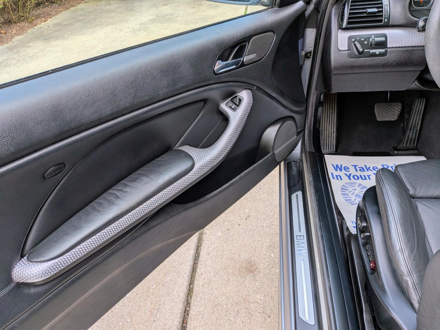 2005 Silver Grey Metallic /Black Leather BMW 3-Series 330Ci coupe (WBABD53405P) with an 3.0L L6 DOHC 24V engine, 5 so automatic Steptronic transmission, located at 603 Amelia Street, Plymouth, MI, 48170, (734) 459-5520, 42.378841, -83.464546 - Vehicles shown by appointment - Please call ahead - 734-459-5520, text 734-658-4573 or contact us via our web site at: http://www.selectmotors.com for complete Inventory, Photos, Videos and FREE Carfax Reports. 2005 BMW 330Ci Coupe – Rare ZHP Performance Package VIN: WBABD53405PL15854 | Sto- Photo#8
