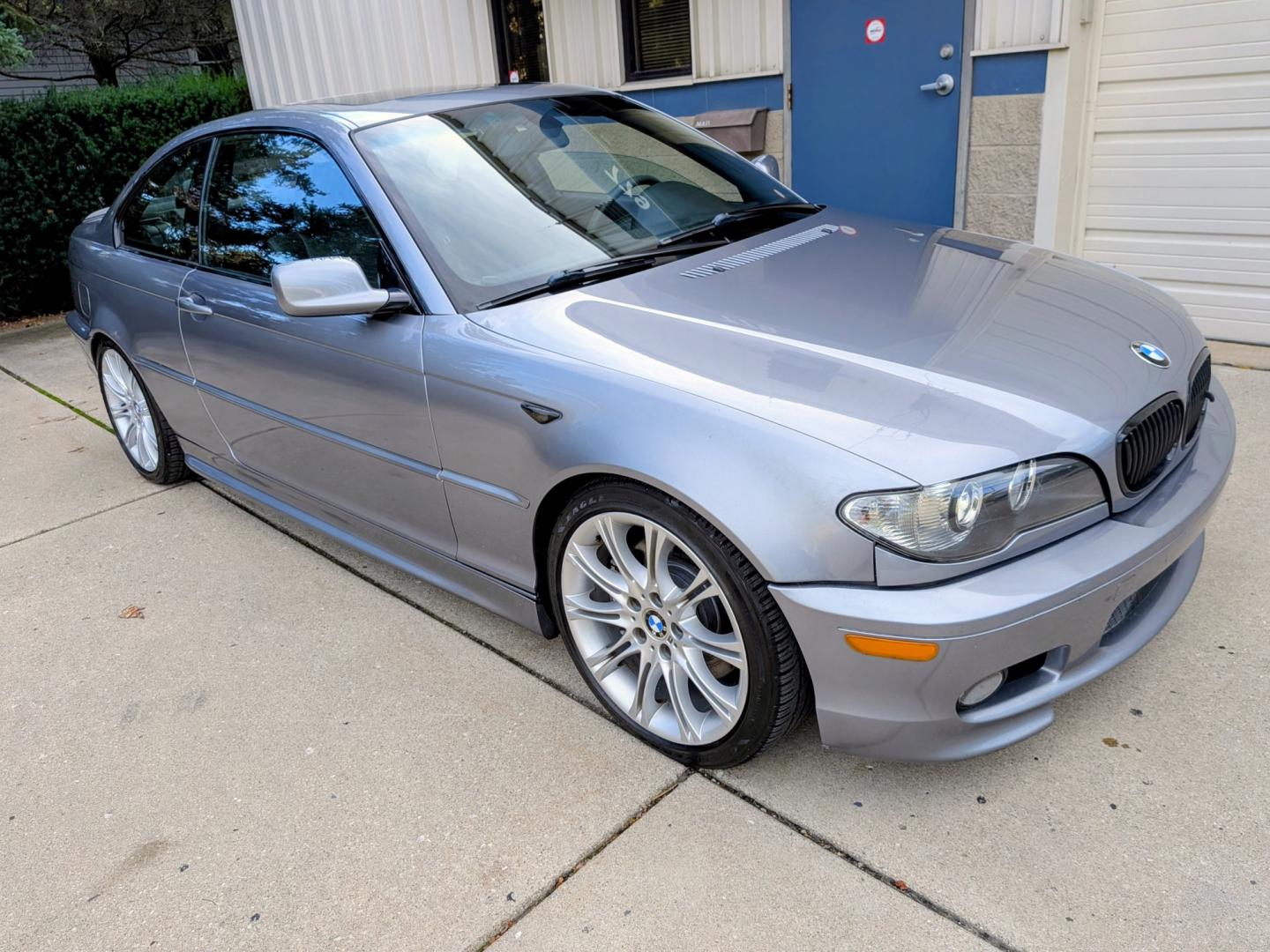 2005 Silver Grey Metallic /Black Leather BMW 3-Series 330Ci coupe (WBABD53405P) with an 3.0L L6 DOHC 24V engine, 5 so automatic Steptronic transmission, located at 603 Amelia Street, Plymouth, MI, 48170, (734) 459-5520, 42.378841, -83.464546 - Vehicles shown by appointment - Please call ahead - 734-459-5520, text 734-658-4573 or contact us via our web site at: http://www.selectmotors.com for complete Inventory, Photos, Videos and FREE Carfax Reports. 2005 BMW 330Ci Coupe – Rare ZHP Performance Package VIN: WBABD53405PL15854 | Sto- Photo#12