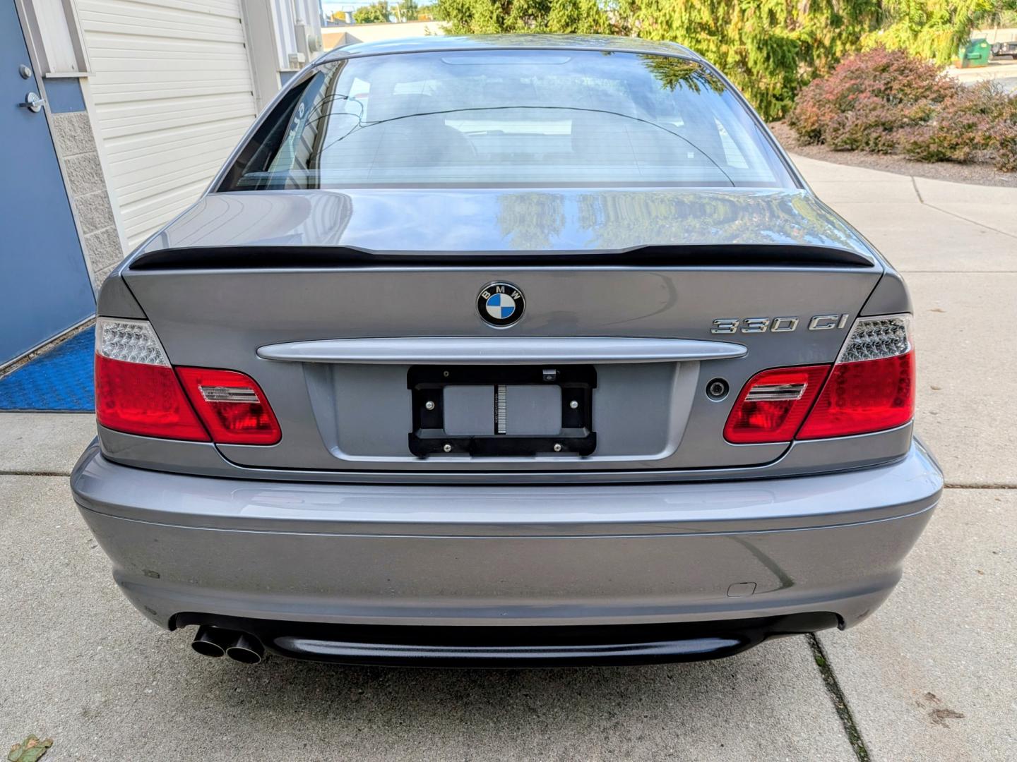 2005 Silver Grey Metallic /Black Leather BMW 3-Series 330Ci coupe (WBABD53405P) with an 3.0L L6 DOHC 24V engine, 5 so automatic Steptronic transmission, located at 603 Amelia Street, Plymouth, MI, 48170, (734) 459-5520, 42.378841, -83.464546 - Vehicles shown by appointment - Please call ahead - 734-459-5520, text 734-658-4573 or contact us via our web site at: http://www.selectmotors.com for complete Inventory, Photos, Videos and FREE Carfax Reports. 2005 BMW 330Ci Coupe – Rare ZHP Performance Package VIN: WBABD53405PL15854 | Sto- Photo#15
